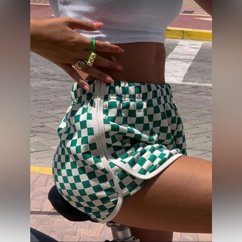 🖤 2/22$ Checkered Print Shorts | SHEIN